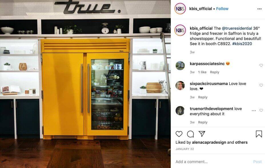 Are you daring enough to have a yellow fridge in your kitchen?